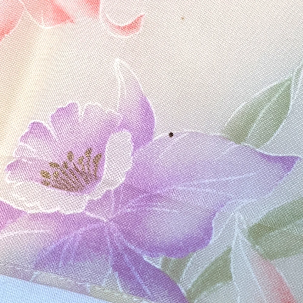 NWOT Vintage Japanese Flower Handkerchief